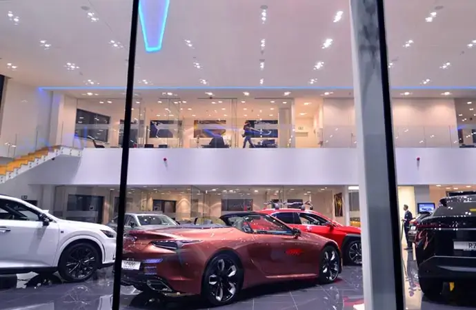 Automobile showrooms