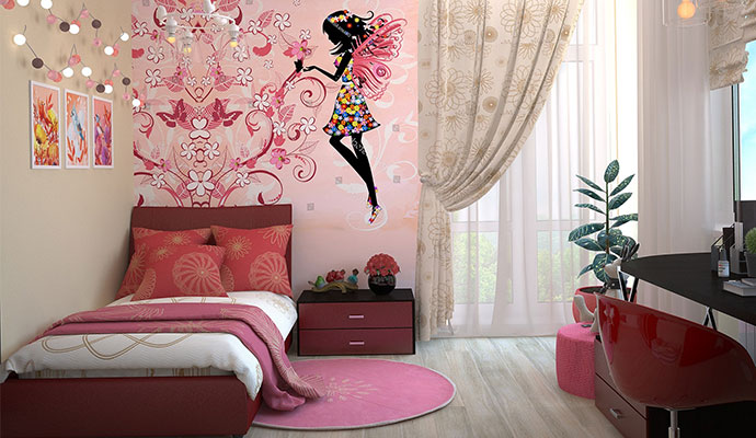 Cheerful Wall Colors Kids Room
