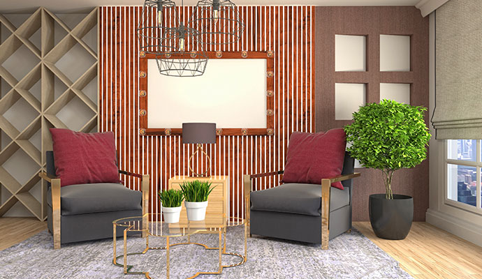 Clean and Bold Lines in Interior Design