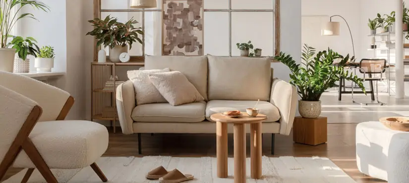 Eco-friendly interior design for apartments