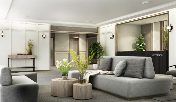 Modern Waiting Room Interior Design