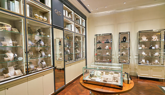 Jewelry Showroom Interior Design