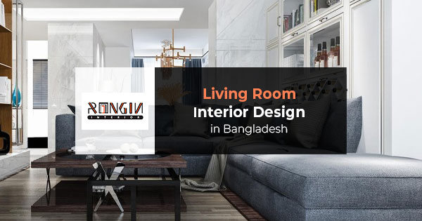 Living room interior design in Bangladesh