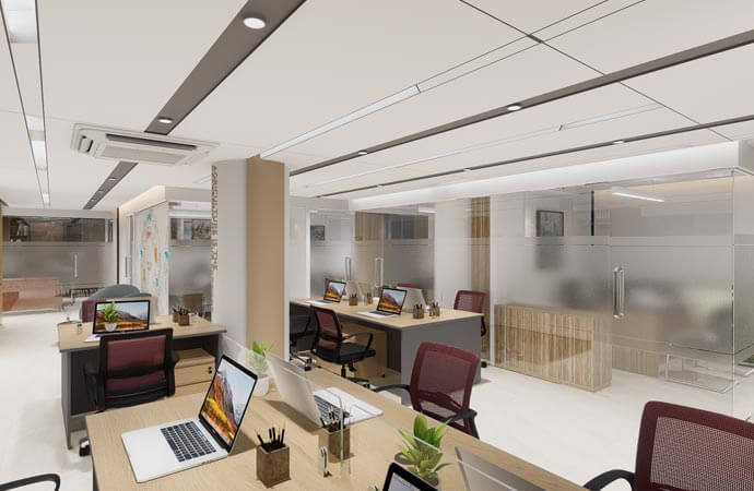 Modern office interior design in Bangladesh