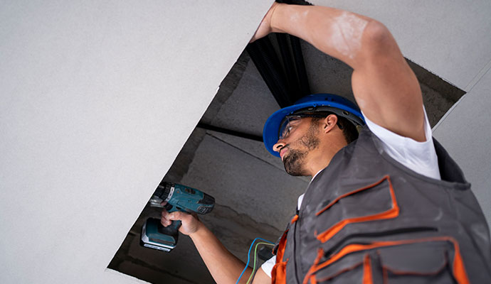 Process of False Ceiling Interior Design by Rongin Interior