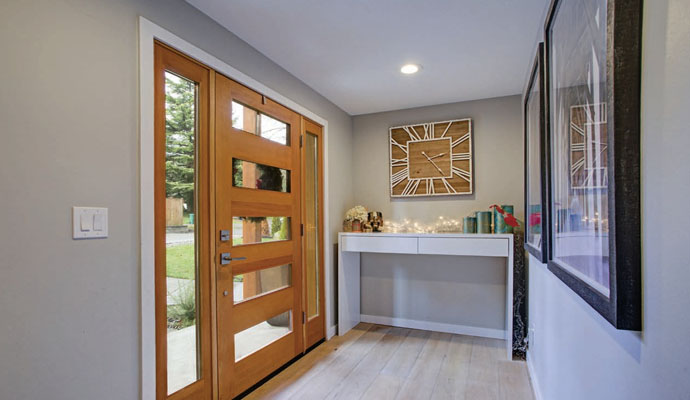 Industrial Style Modern Foyer Design