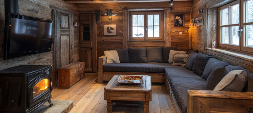 Rustic interior design style in Bangladesh