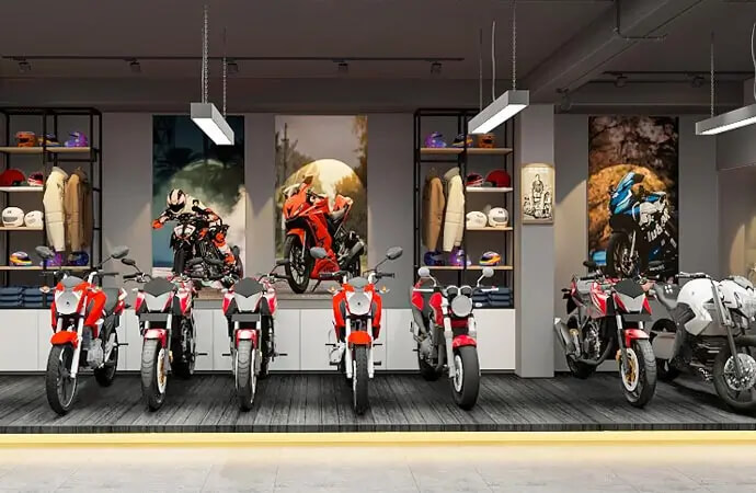 Showroom interior design in Bangladesh