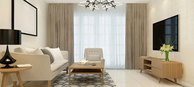 Small apartments minimalist design