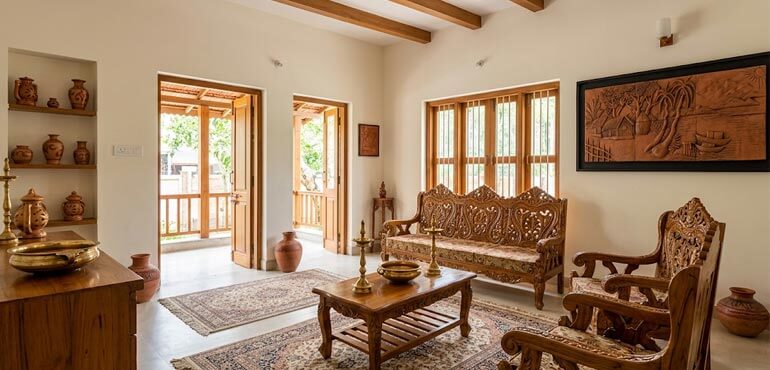 Traditional interior design style in Bangladesh